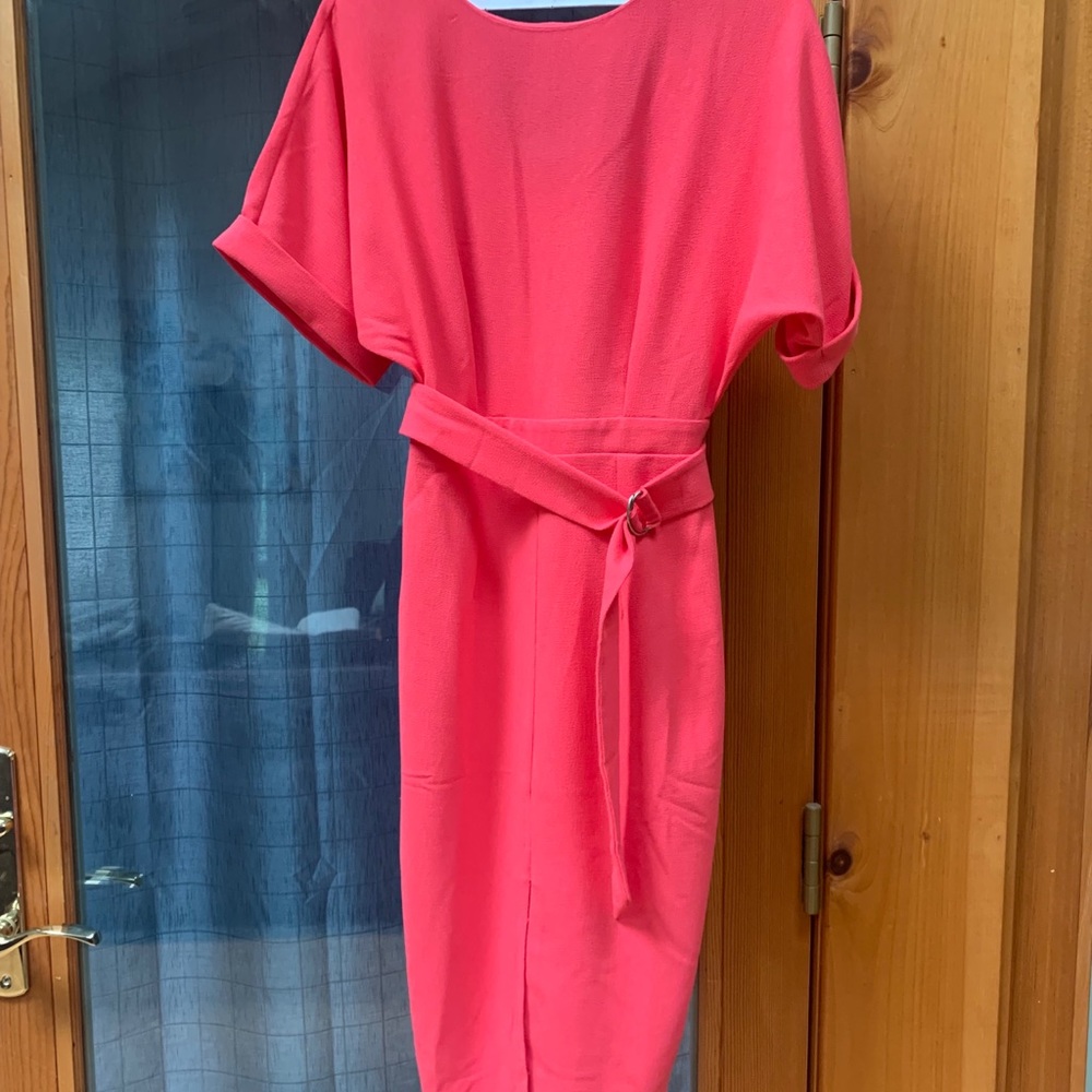 Split Front Midi Dress - Picture 3 of 3